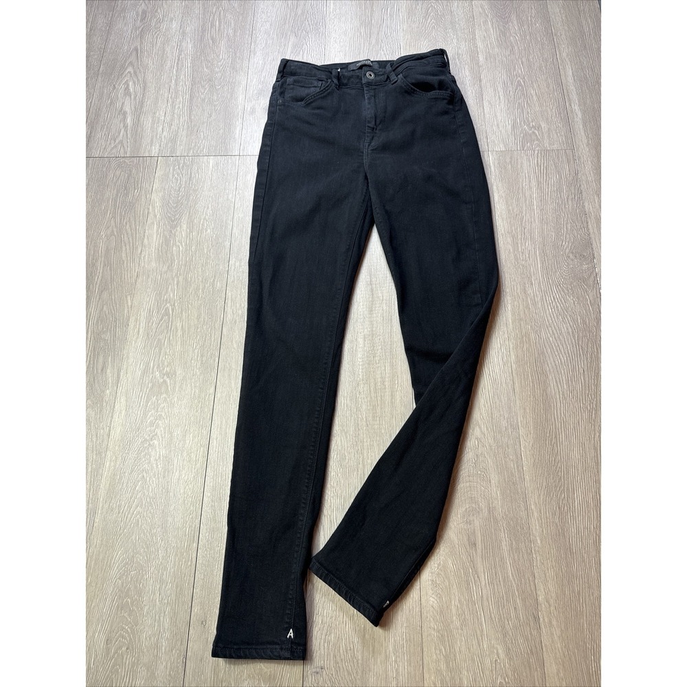 SCOTCH & SODA JEANS Amsterdam Blauw High Rise Skinny Women's 30 Black